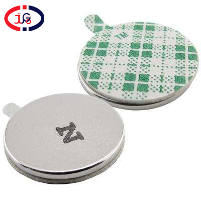 n52 round ndfeb magnets with 3m adhesive OEM factory