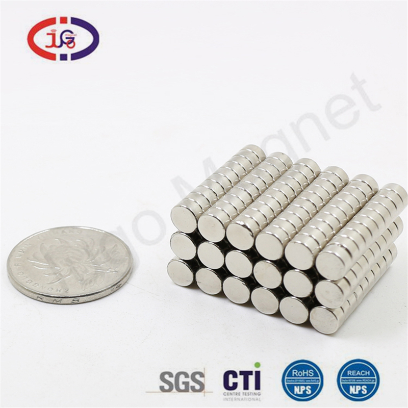 Door magnet strong magnetic N52 round ndfeb magnets oem factory